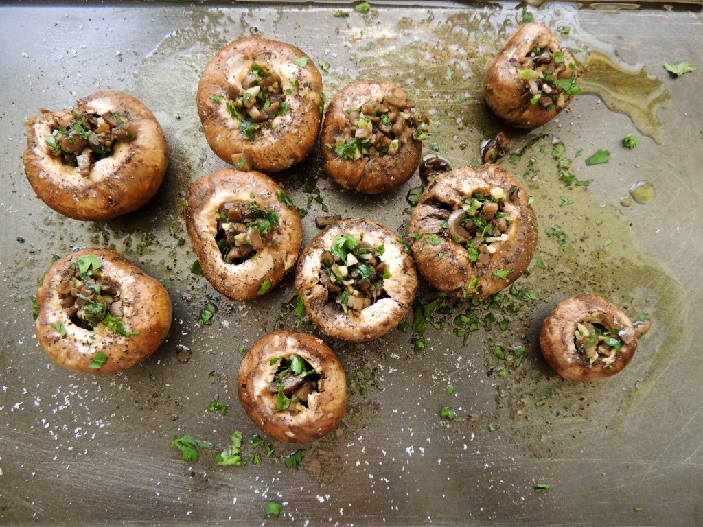 Simple stuffed mushrooms - The Petit Gourmet