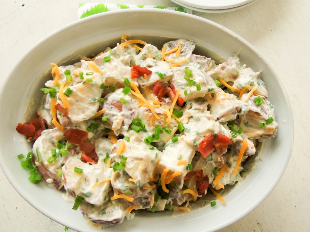 Baked potatoes salad - The Petit Gourmet