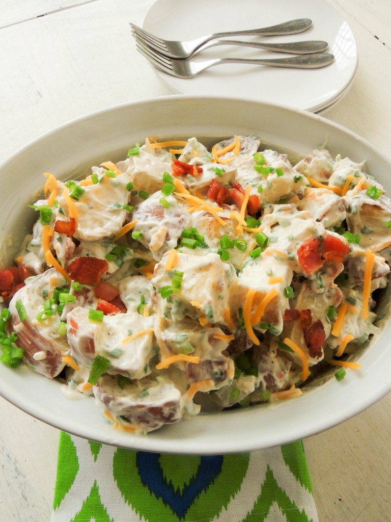 Baked potatoes salad - The Petit Gourmet