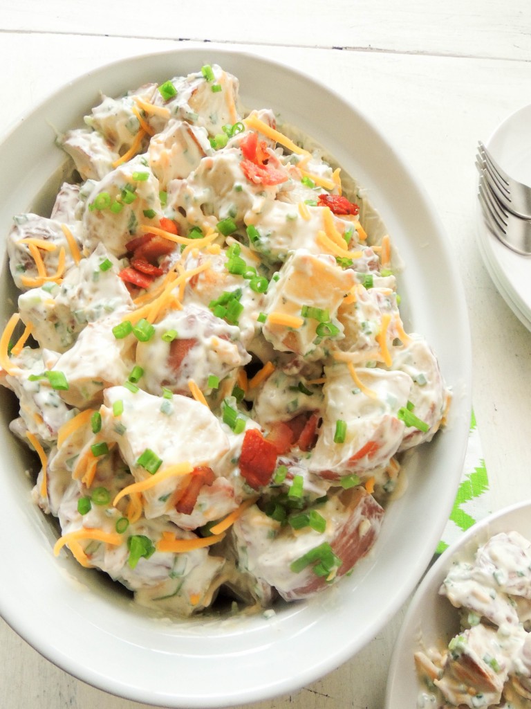 Baked potatoes salad - The Petit Gourmet