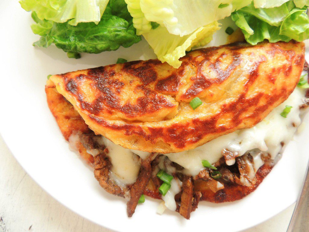 Cachapas or corn pancakes - The Petit Gourmet