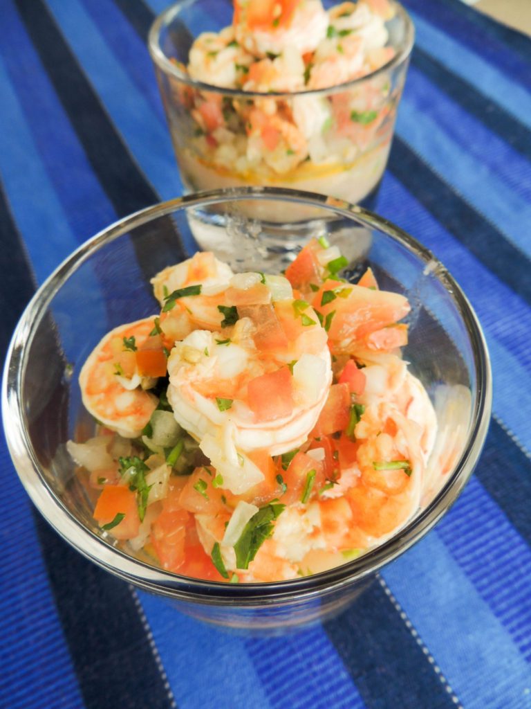 Camarones a la vinagreta (shrimp vinaigrette) - The Petit Gourmet