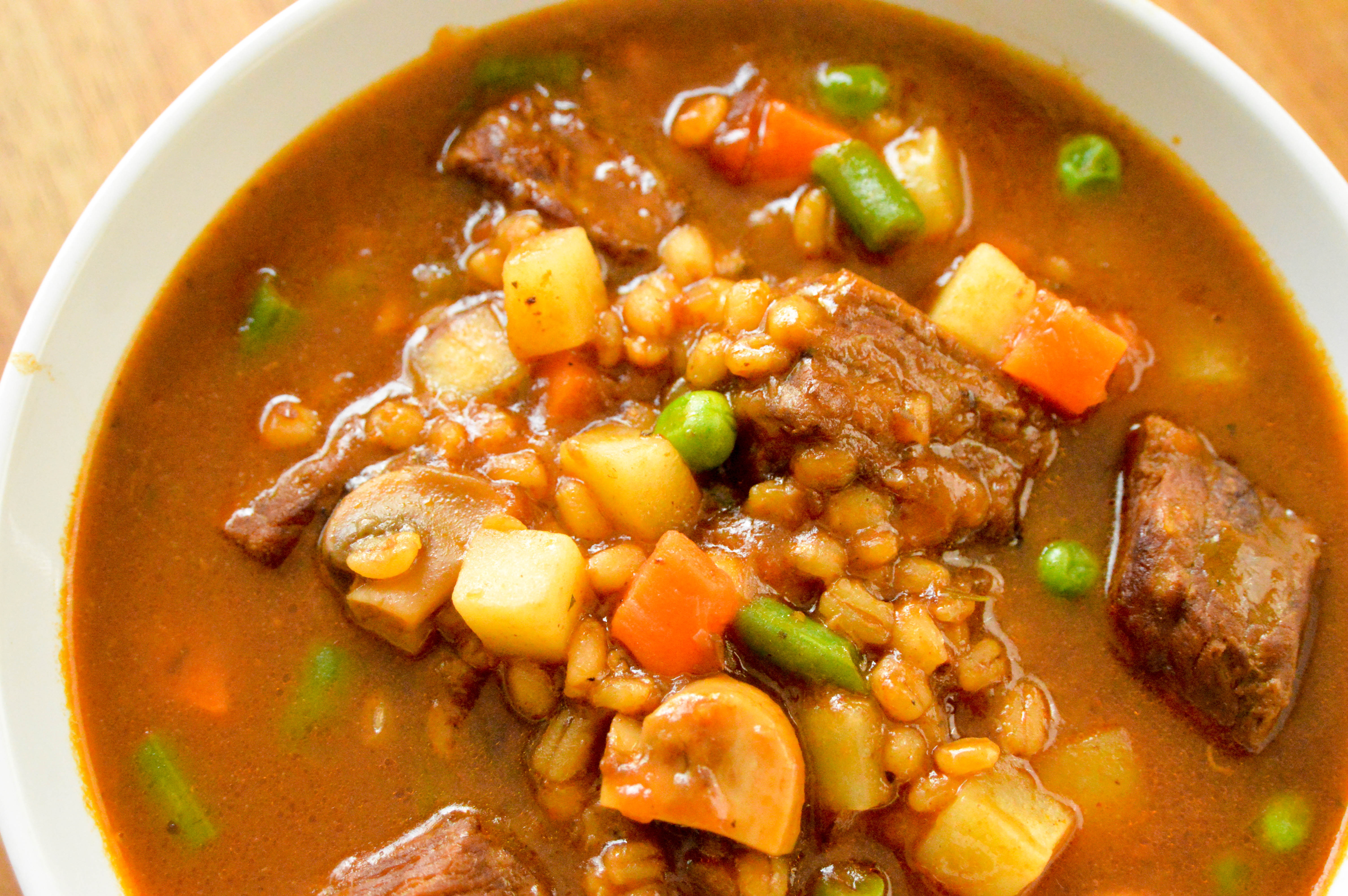 Beef and barley stew